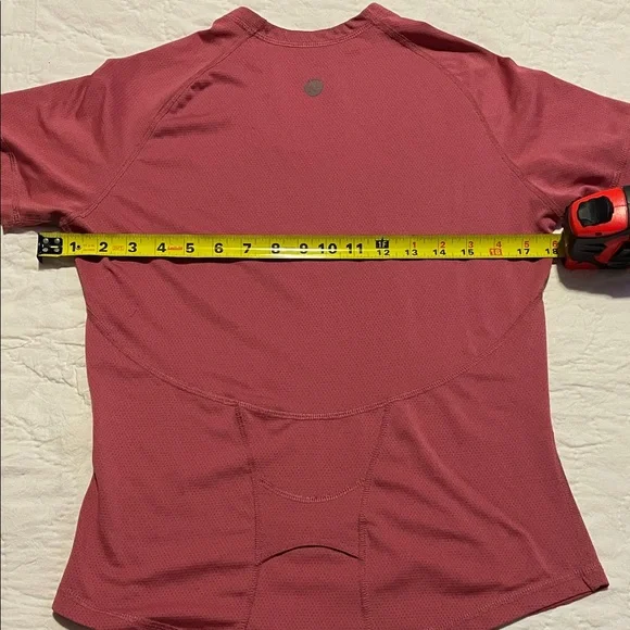 Lululemon Burgundy Short Sleeve Women's Top - Picture 5 of 6
